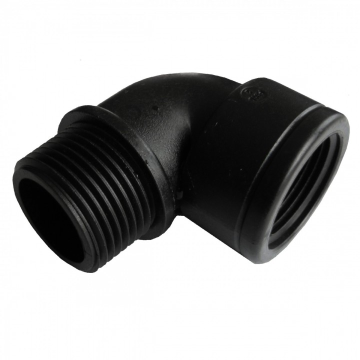 Kolano gwintowane M-F PP